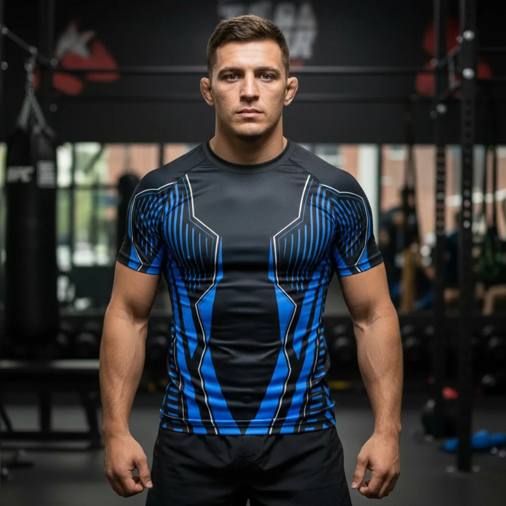 Cyber Rash Guard Short Sleeve