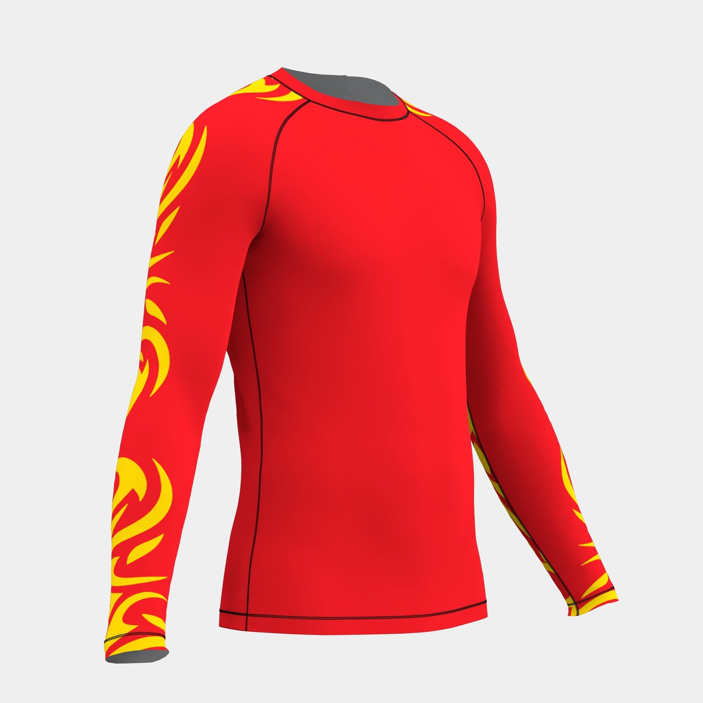 Fiery Men’s Rash Guard (Long Sleeve)