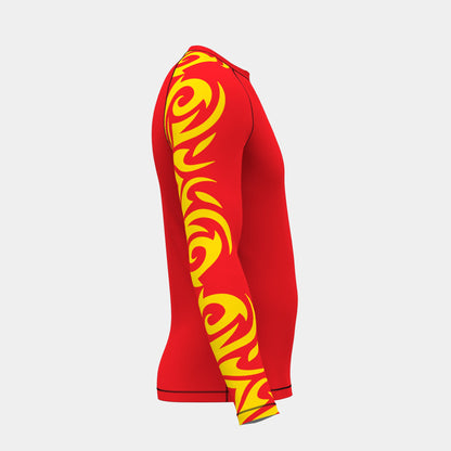 Fiery Men’s Rash Guard (Long Sleeve)